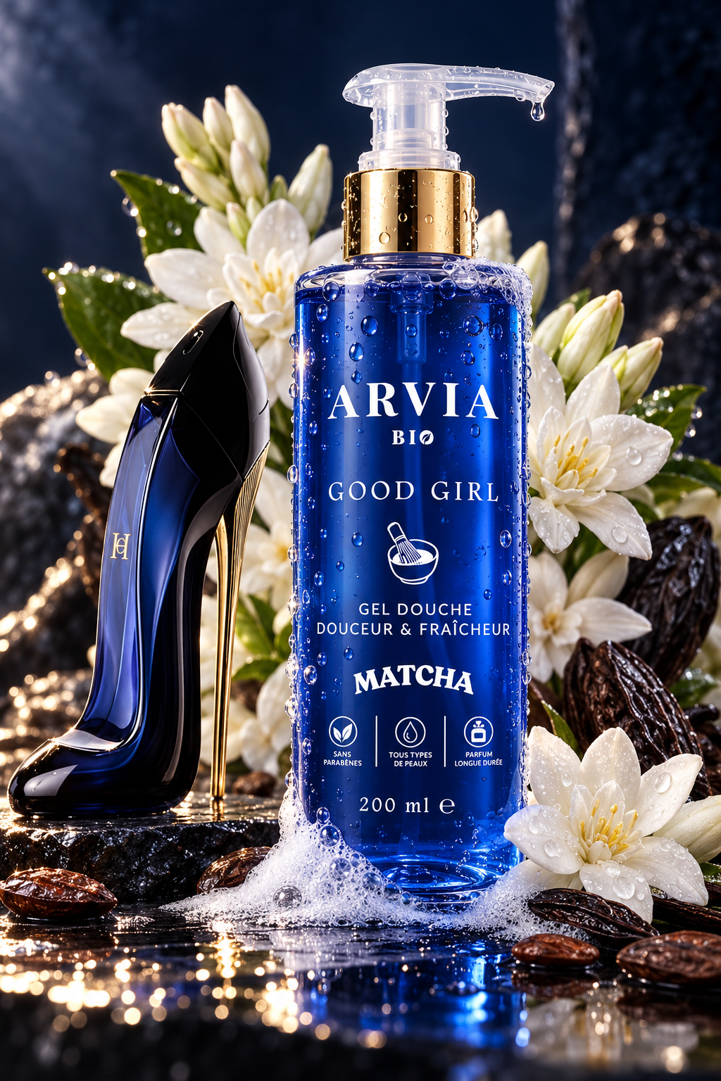 ARVIA Gel Douche au Matcha – Inspiration Good Girl