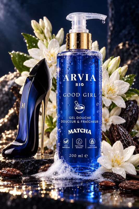 ARVIA Gel Douche au Matcha – Inspiration Good Girl