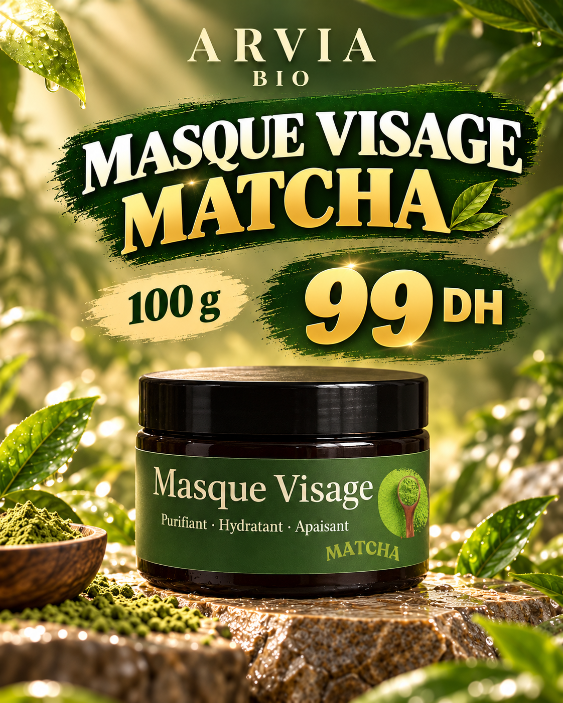 Masque Visage Matcha